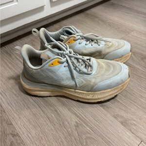 Athletic Shoes in Blue and White